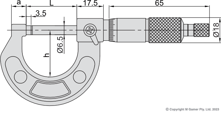 Digital blade micrometer Accud – Cod. 316-000-03 – Sermac Srl |  attrezzature officina
