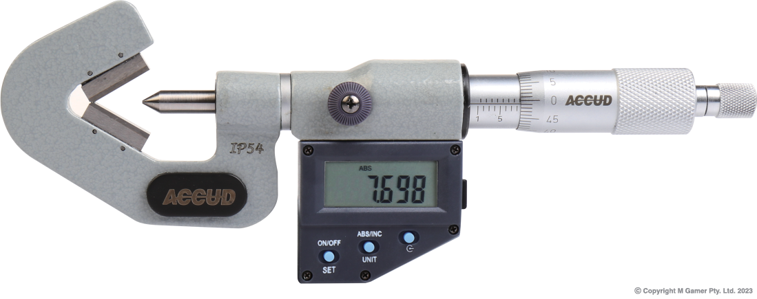 Digital V-Anvil Micrometer
